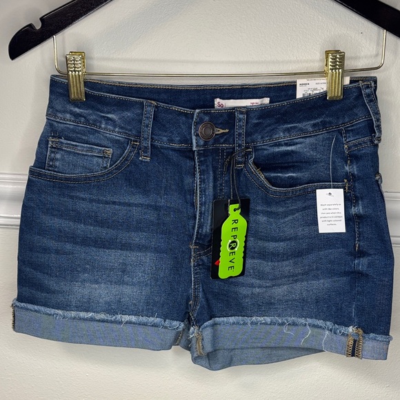 SO Pants - (NWT) SO Dark Blue Jean Shorts size 9